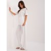 Fehér elegáns blúz és nadrág szett