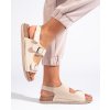 Bézs női szandál