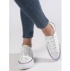 Fehér vászon tornacipő