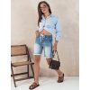 Kék farmer hosszabb rövidnadrág TOSCANA
