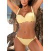 Világossárga push-up fürdőruha Kamilla