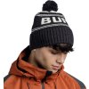Fekete-fehér sapka  pom-pommal Buff Hido Knitted Hat Beanie