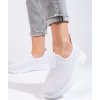 Fehér textil sportcipő