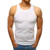 Fehér férfi ujjatlan póló