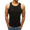 Fekete férfi ujjatlan póló