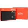 Always Wild fekete bőr férfi pénztárca RFID rendszerrel A273