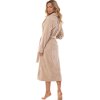 Női fürdőköpeny L&L Basic (Méret 3XL, Barva bézs)