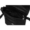 Rovicky fekete női bőr messenger táska