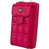 4U Cavaldi sötét rózsaszín steppelt pénztárca pánttal M834