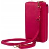 4U Cavaldi sötét rózsaszín steppelt pénztárca pánttal M834