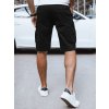 Fekete férfi lezser rövidnadrág