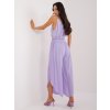 Lila bő nadrág hasítékkal