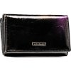 4U Cavaldi fekete lakkozott fényes pénztárca M767