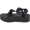 Teva W Flatform Universal Sandals fekete platós szandál