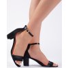 Elegáns fekete női szandál