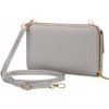 4U Cavaldi szürke pénztárca pánttal és finom mintával M786