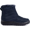 Sötétkék női meleg hótaposó