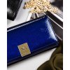 Rovicky kék női lakkozott bőr pénztárca V144