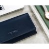 Cavaldi sötétkék bőr egyszínű női pénztárca M411