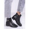 Fekete elegáns bokacsizma