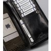 Rovicky fekete nagy bőr pénztárca V351
