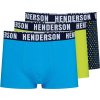 Henderson boxer készlet 3 csomag - kék/lime/mintás