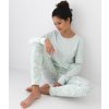 Sensis Olive Interlock menta színű hosszú pizsama