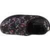 Fekete papucs virágmintával Columbia Autumn Lazy Bend Moc Slippers