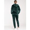 Sötétzöld női velúr melegítőnadrág