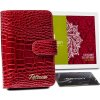 Peterson piros cipzáras pénztárca Y035