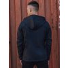 Sötétkék stílusos férfi softshell kabát