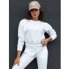 Fehér női basic pulóver CASUALVIBE