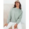 Világoszöld női basic pulóver SWAN