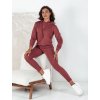 Bordó női tréningruha szett