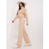 Elegáns bézs színű széles nadrág