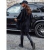 Fekete női alpaka kabát RITA II