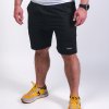 Fekete férfi funkcionális rövidnadrág