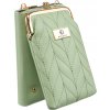 Világoszöld steppelt 2 az 1-ben pénztárca V290