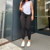 Női klasszikus fekete leggings