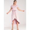 Női rózsaszín lezser viszkóz ruha