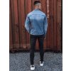 Férfi kék farmerdzseki