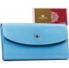 Peterson elegáns világoskék bőr női pénztárca Y414