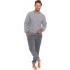 Doctor Nap szürke férfi csíkos pizsama