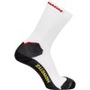 Fehér és fekete futózokni Salomon Speedcross Crew Socks