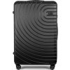 SOLIER Fekete utazóbőrönd AVENTOR M méret