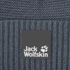 Sötétszürke férfi kötött sapka Jack Wolfskin Nature Wool Beanie (Méret ONE SIZE)