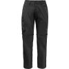 Fekete férfi túranadrág Jack Wolfskin Overland Zip Away Pants M