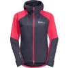 Fekete-rózsaszín női sportdzseki Jack Wolfskin Morrobia 2l Jkt W