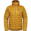 Mustárszínű férfi steppelt dzseki Jack Wolfskin Passamani Down Hoody M