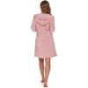Doctor Nap világos rózsaszín fürdőköpeny kapucnival